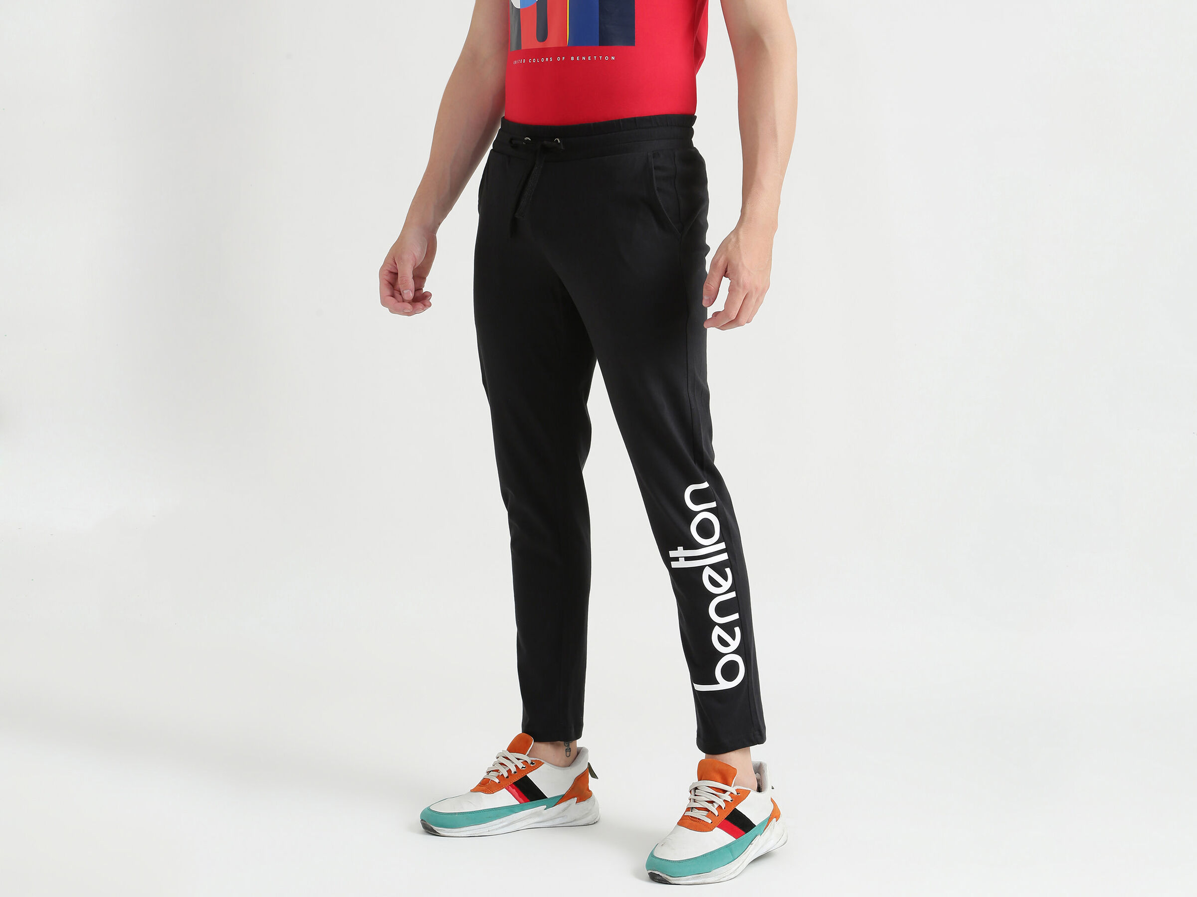 Slim Fit Printed Track Pants image number 2